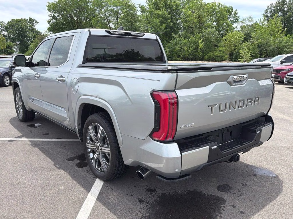 2022 Celestial Silver Metallic Toyota Tundra Hybrid Capstone 4X4 Truck