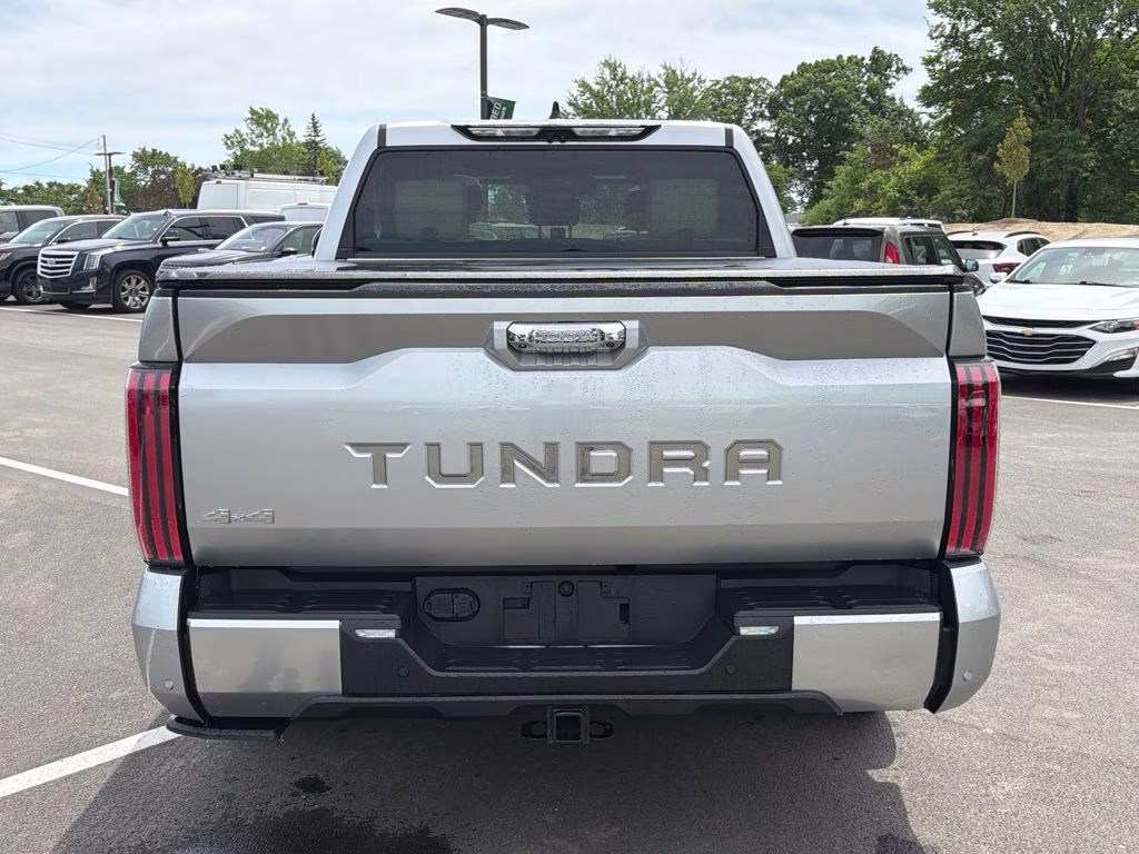 2022 Celestial Silver Metallic Toyota Tundra Hybrid Capstone 4X4 Truck