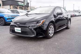 2024 Midnight Black Metallic Toyota Corolla LE FWD Sedan