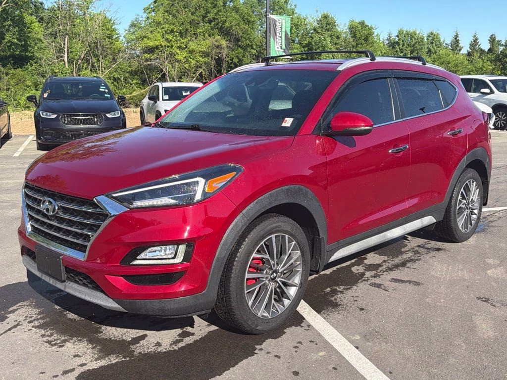 2021 Red Crimson Hyundai Tucson Limited AWD SUV