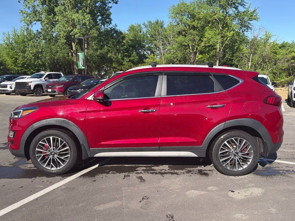 2021 Red Crimson Hyundai Tucson Limited AWD SUV