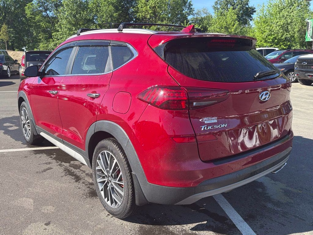 2021 Red Crimson Hyundai Tucson Limited AWD SUV