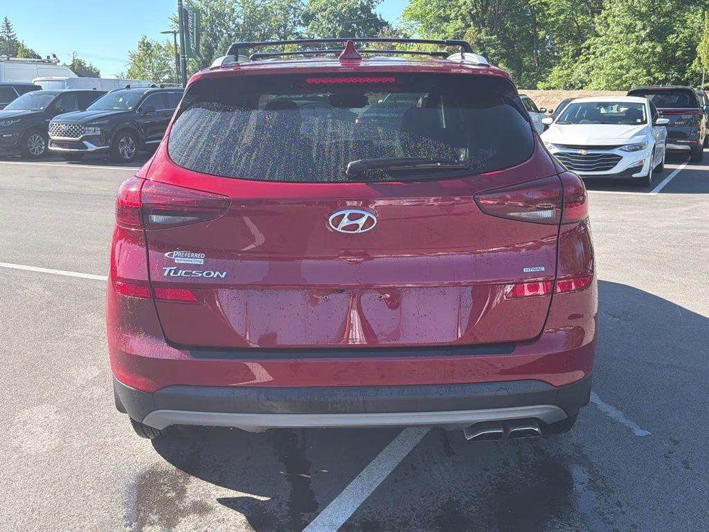 2021 Red Crimson Hyundai Tucson Limited AWD SUV