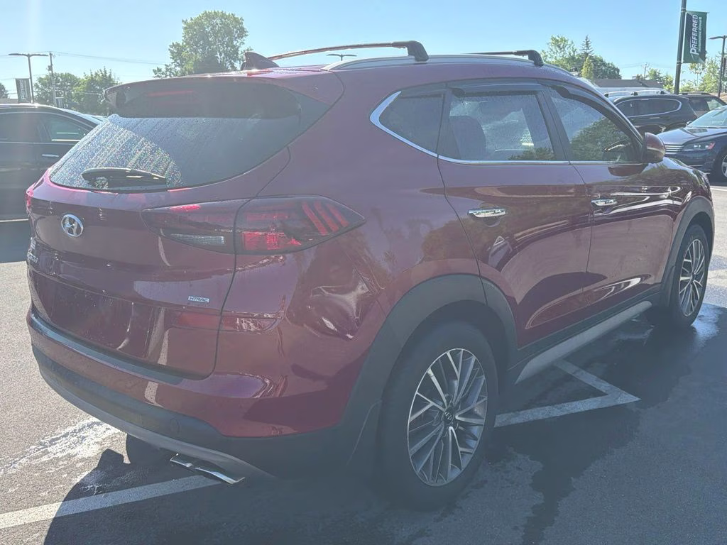2021 Red Crimson Hyundai Tucson Limited AWD SUV