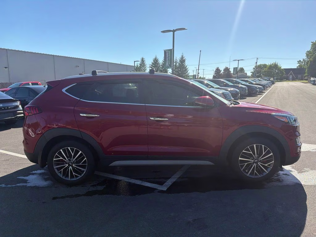 2021 Red Crimson Hyundai Tucson Limited AWD SUV