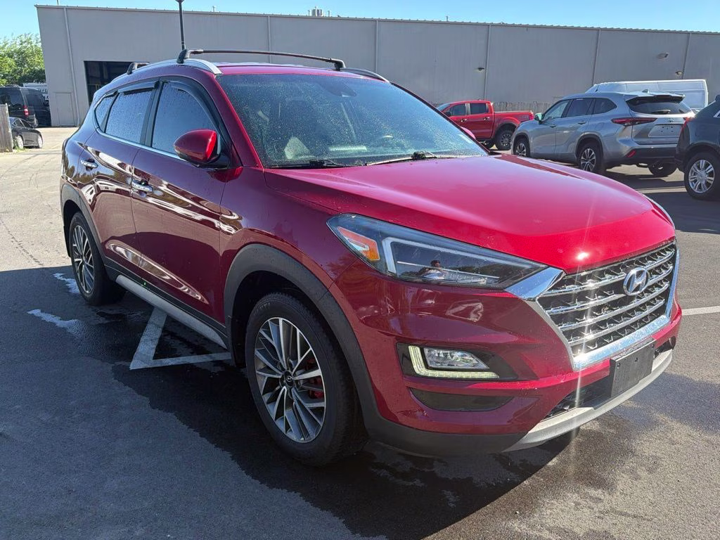 2021 Red Crimson Hyundai Tucson Limited AWD SUV