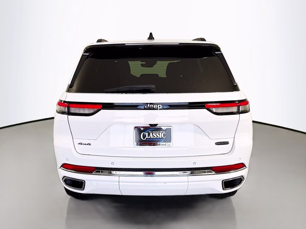 2023 Bright White Clearcoat Jeep Grand Cherokee Overland 4X4 SUV