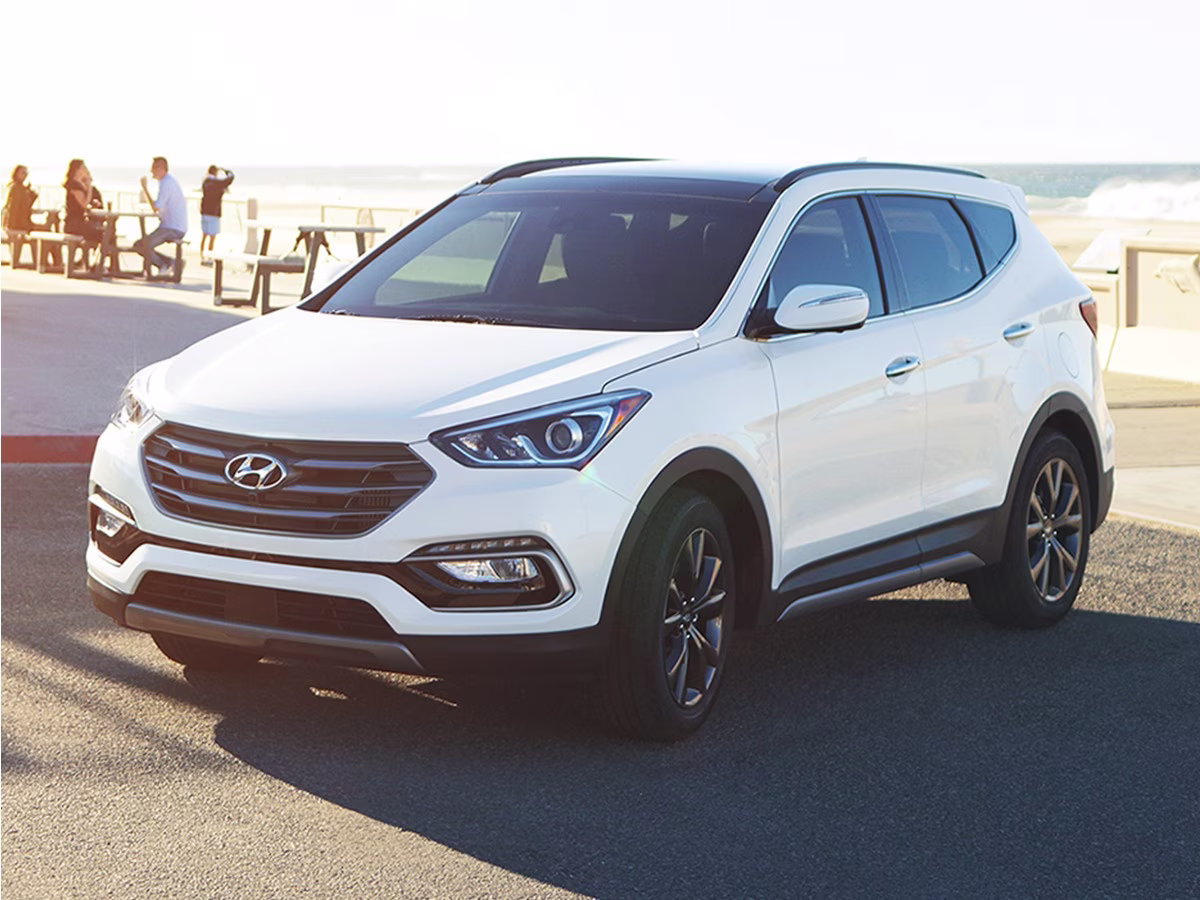 2017 Mineral Gray Hyundai Santa Fe Sport 2.4 Base FWD SUV