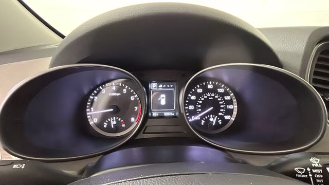 2017 Mineral Gray Hyundai Santa Fe Sport 2.4 Base FWD SUV