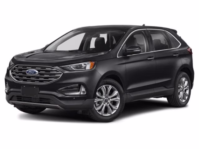 2022 Black Metallic Ford Edge Titanium AWD SUV