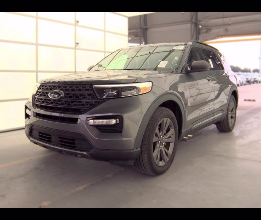 2021 Carbonized Gray Metallic Ford Explorer XLT RWD SUV