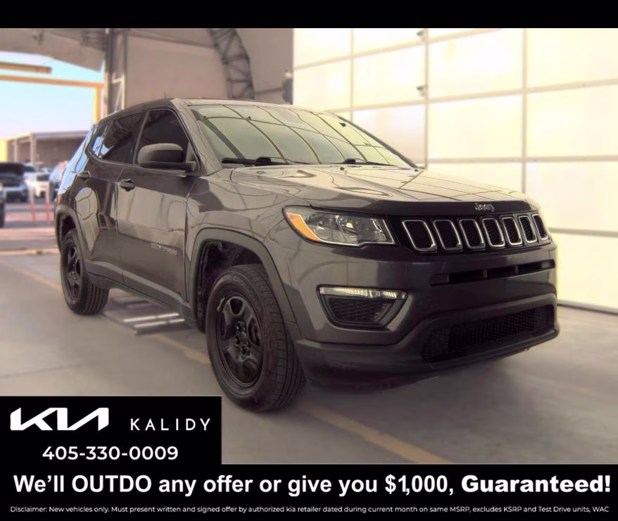 2021 Granite Crystal Metallic Clearcoat Jeep Compass Sport 4X4 SUV