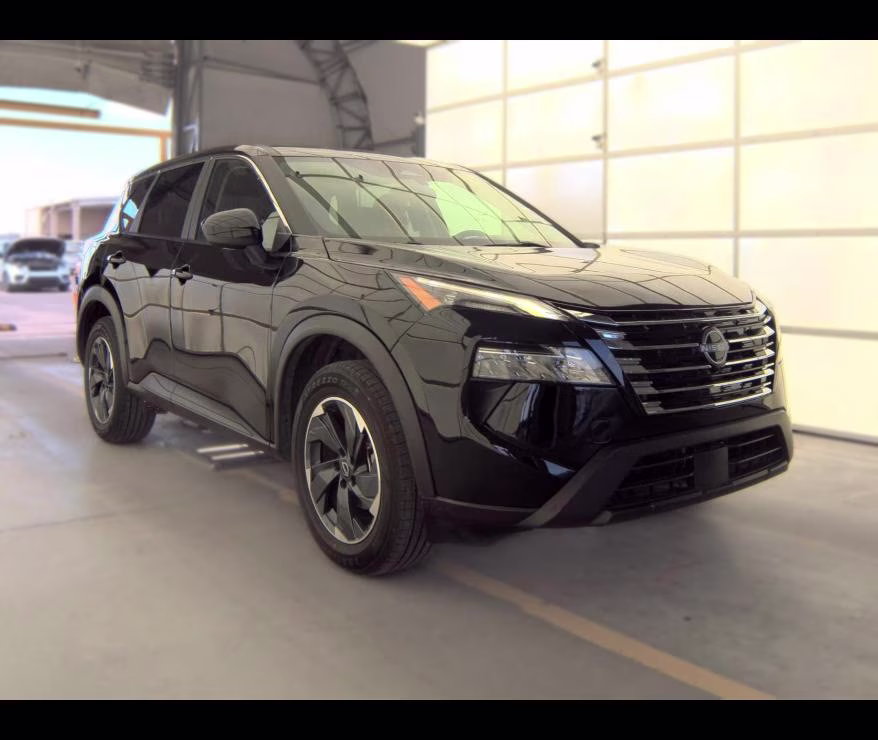 2024 Super Black Nissan Rogue SV FWD SUV