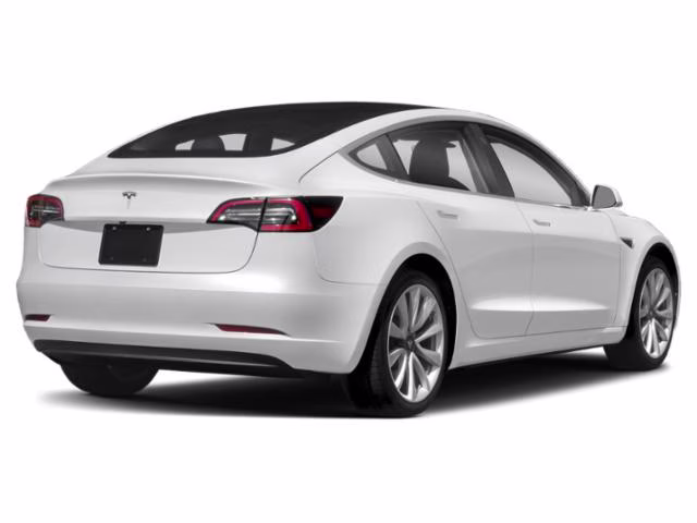 2020 Pearl White Multi-Coat Tesla Model 3 Standard Range RWD Sedan