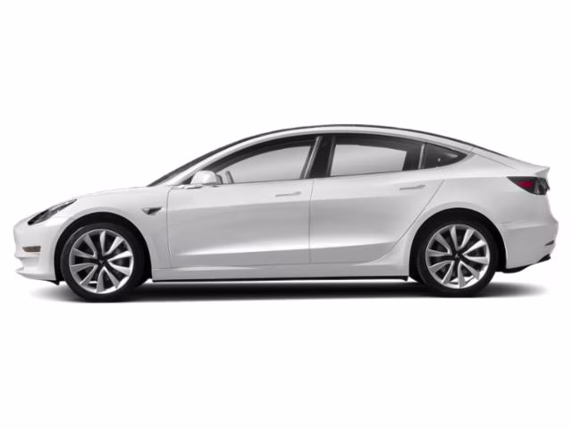 2020 Pearl White Multi-Coat Tesla Model 3 Standard Range RWD Sedan