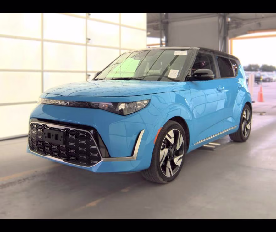 2023 Surf Blue w/Black Roof Kia Soul GT-Line FWD Hatchback