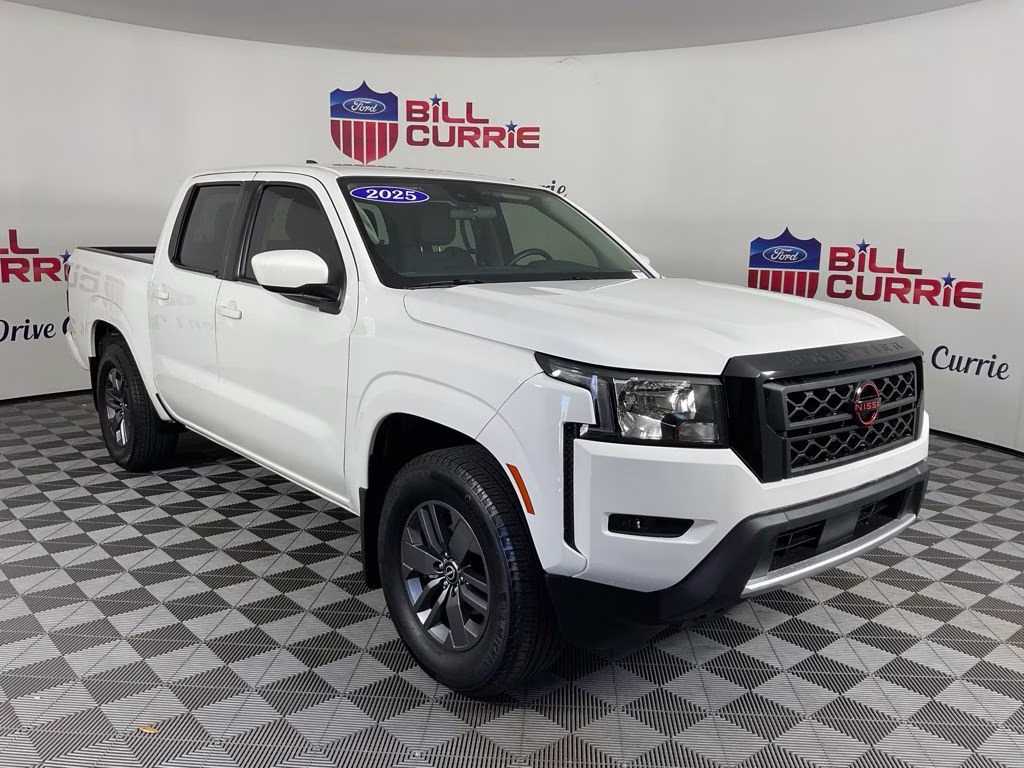 2025 Glacier White Nissan Frontier SV RWD Truck