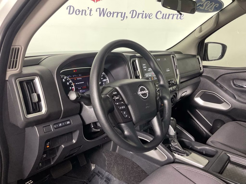 2025 Glacier White Nissan Frontier SV RWD Truck