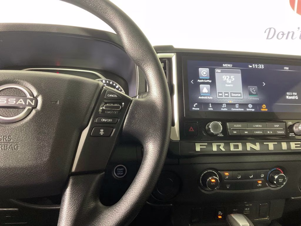 2025 Glacier White Nissan Frontier SV RWD Truck