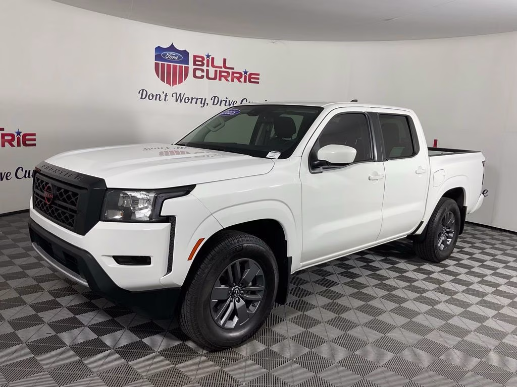 2025 Glacier White Nissan Frontier SV RWD Truck
