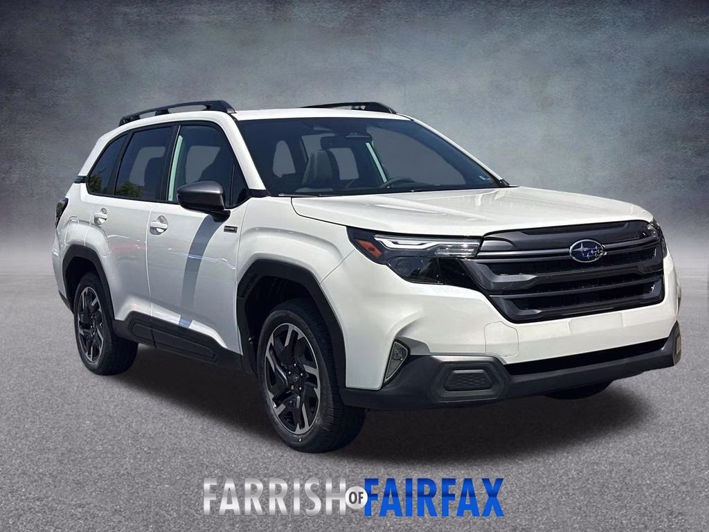 2026 Crystal White Pearl Subaru Forester Premium Hybrid AWD SUV