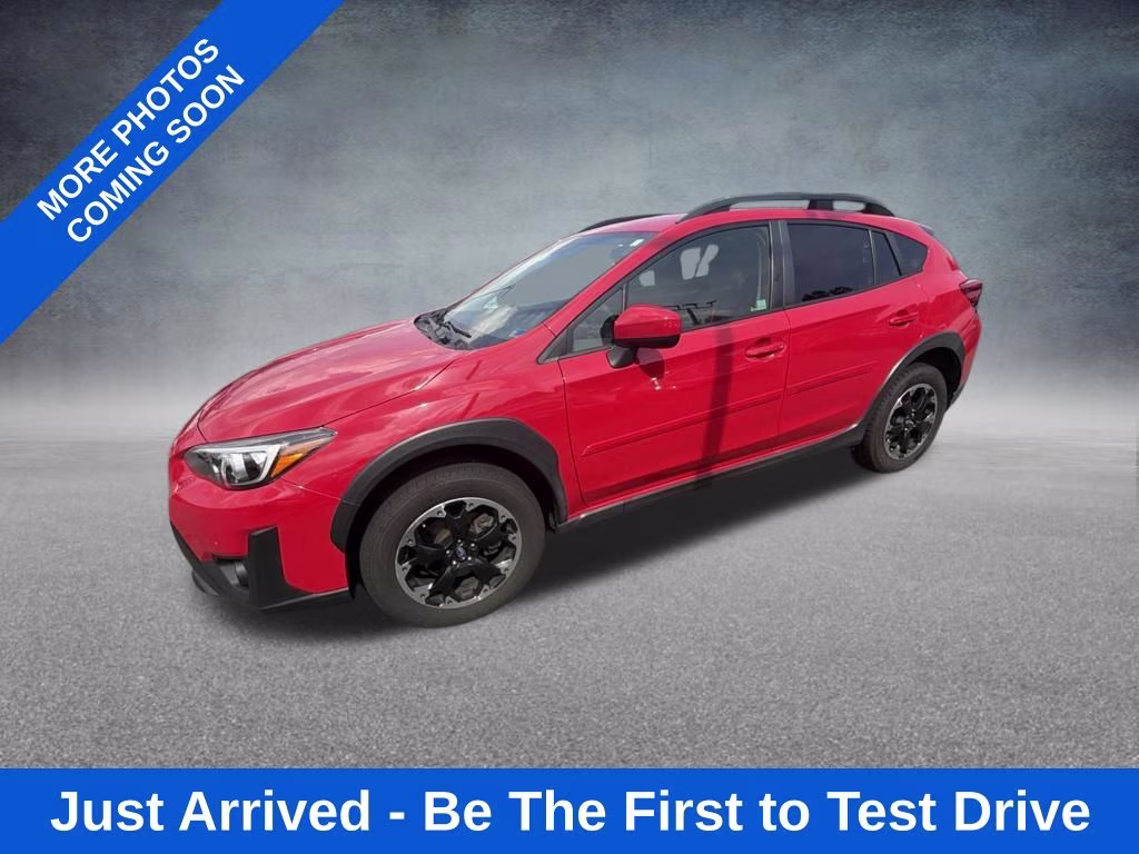 2021 Pure Red Subaru Crosstrek Premium AWD SUV
