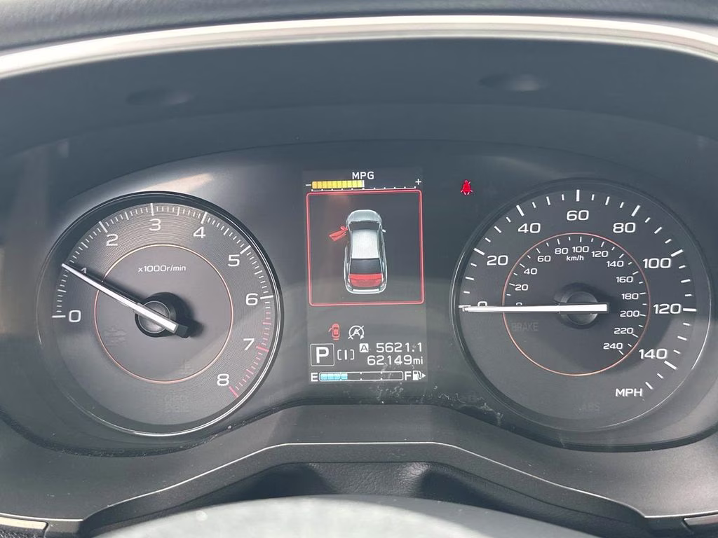 2021 Pure Red Subaru Crosstrek Premium AWD SUV