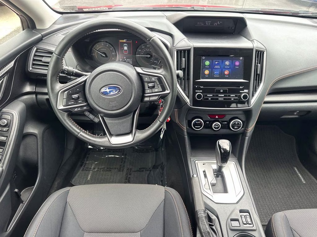 2021 Pure Red Subaru Crosstrek Premium AWD SUV