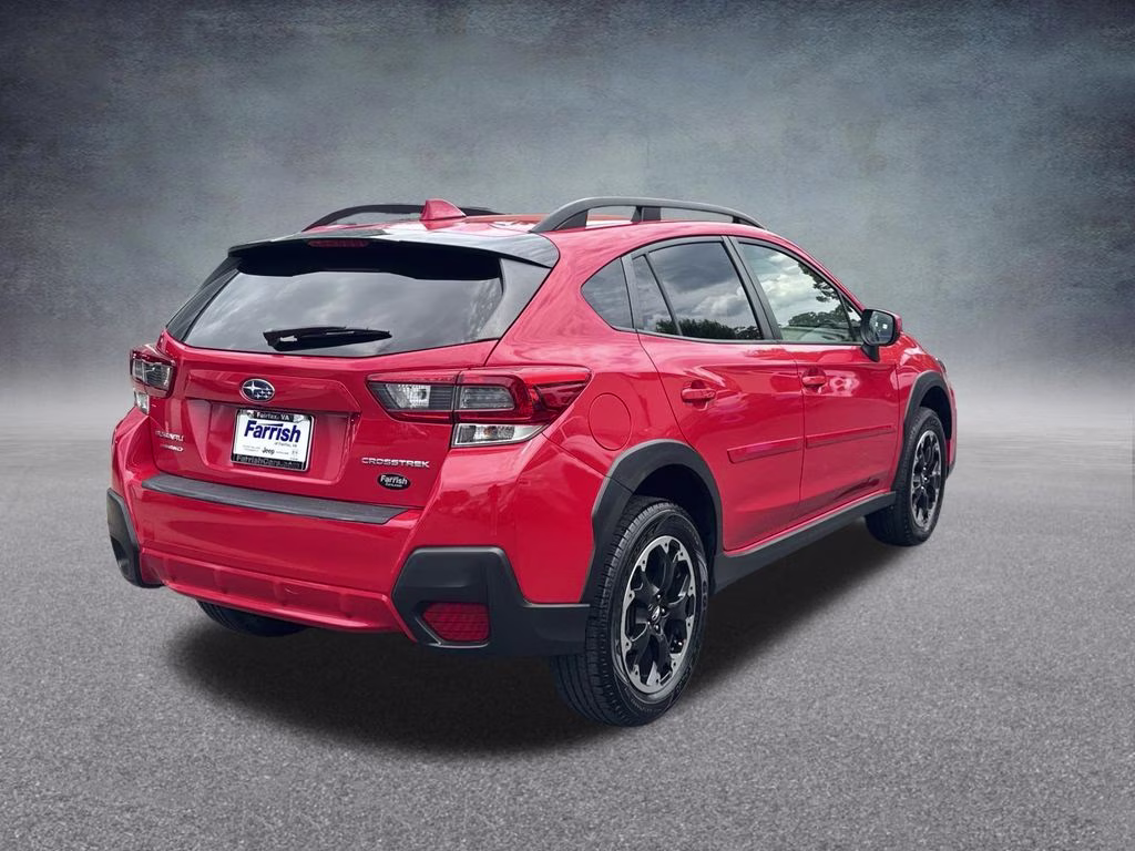 2021 Pure Red Subaru Crosstrek Premium AWD SUV