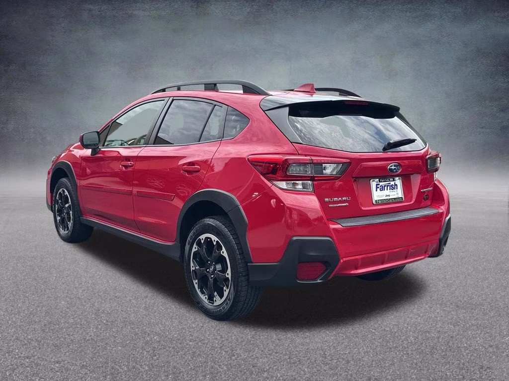 2021 Pure Red Subaru Crosstrek Premium AWD SUV