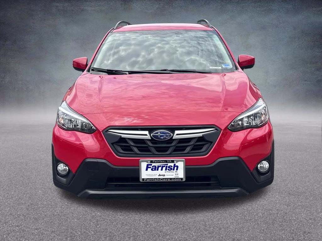 2021 Pure Red Subaru Crosstrek Premium AWD SUV