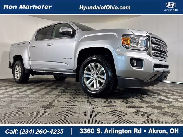 2016 Silver GMC Canyon SLT 4X4 Truck