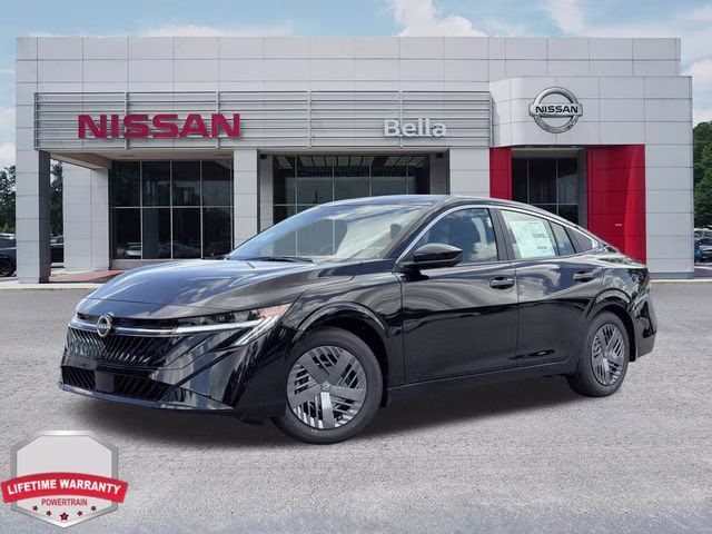 2026 Super Black Nissan Sentra S FWD Sedan