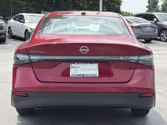 2026 Scarlet Ember Tintcoat Nissan Sentra SV FWD Sedan