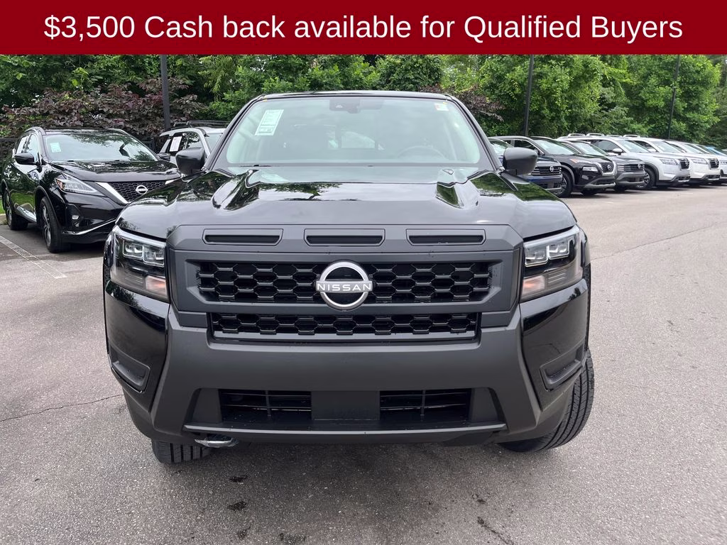 2026 Super Black Nissan Frontier S 4X4 Truck