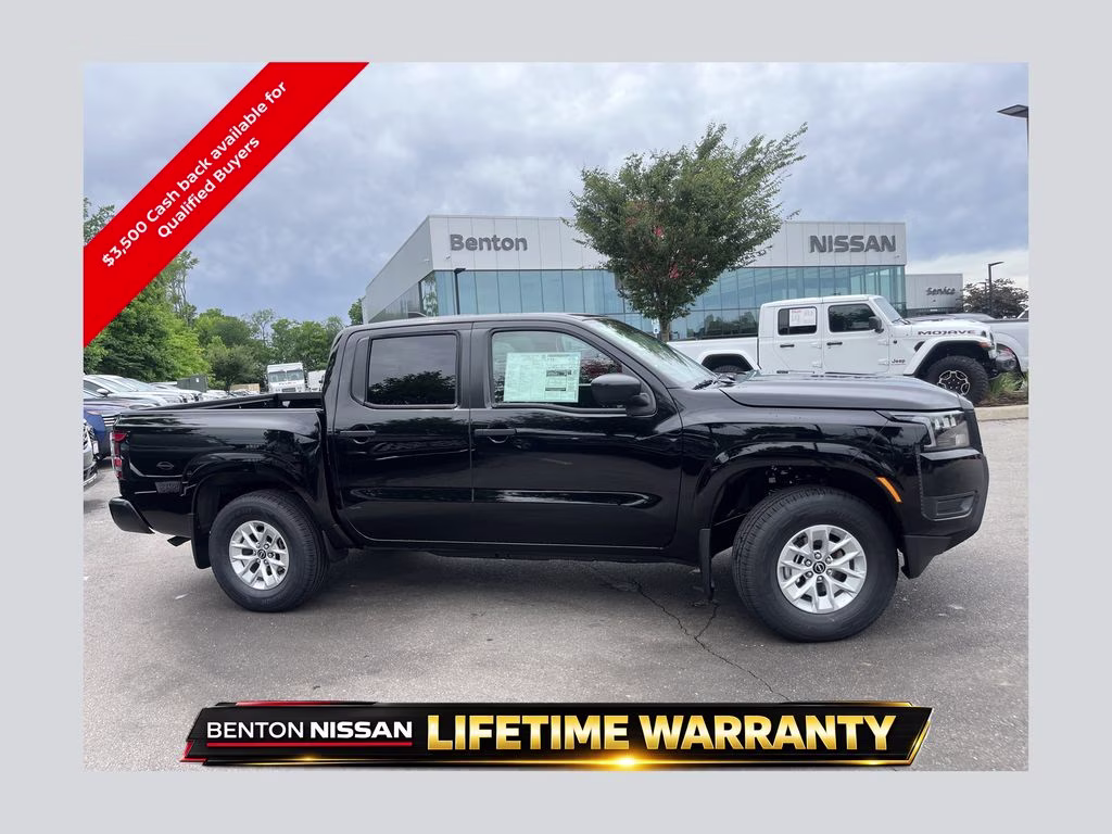 2026 Super Black Nissan Frontier S 4X4 Truck