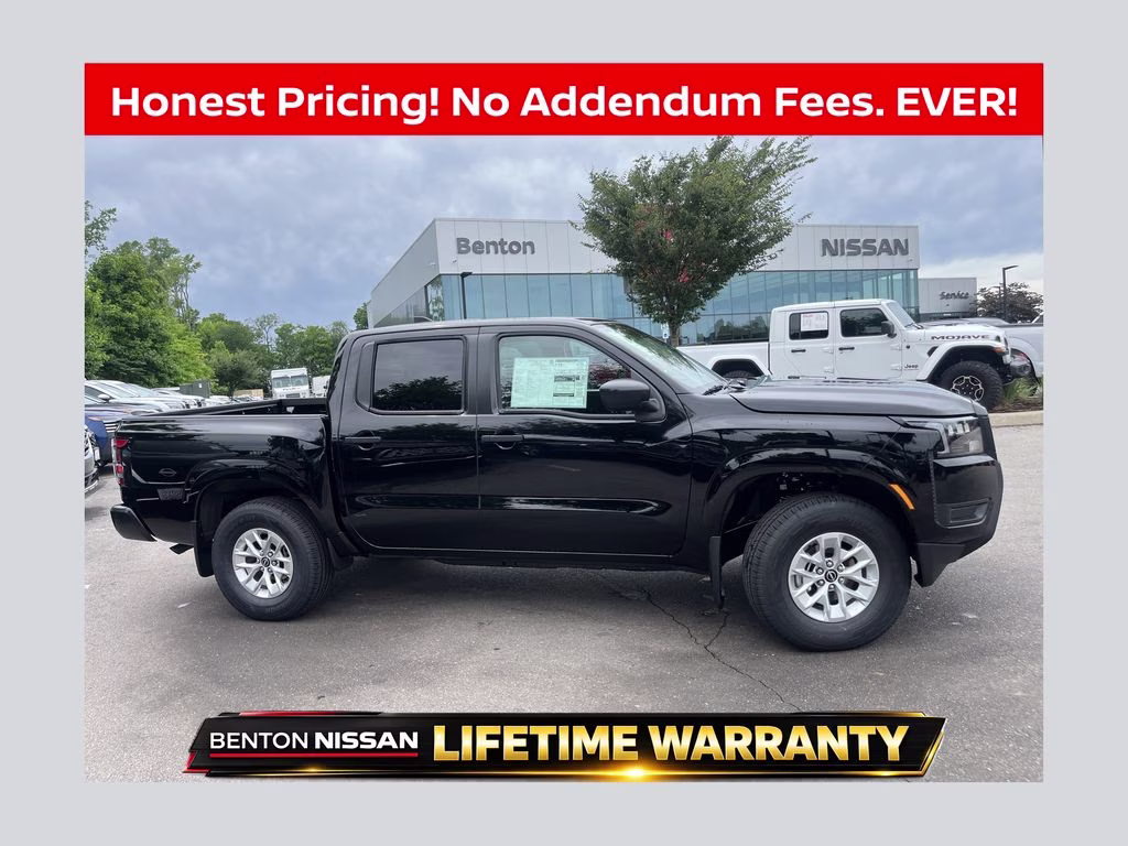 2026 Super Black Nissan Frontier S 4X4 Truck