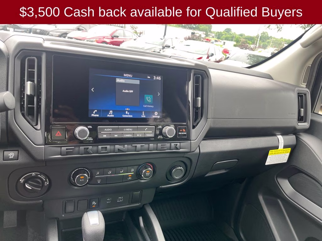 2026 Super Black Nissan Frontier S 4X4 Truck