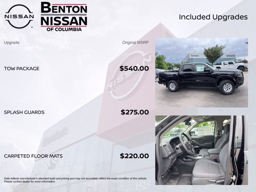 2026 Super Black Nissan Frontier S 4X4 Truck
