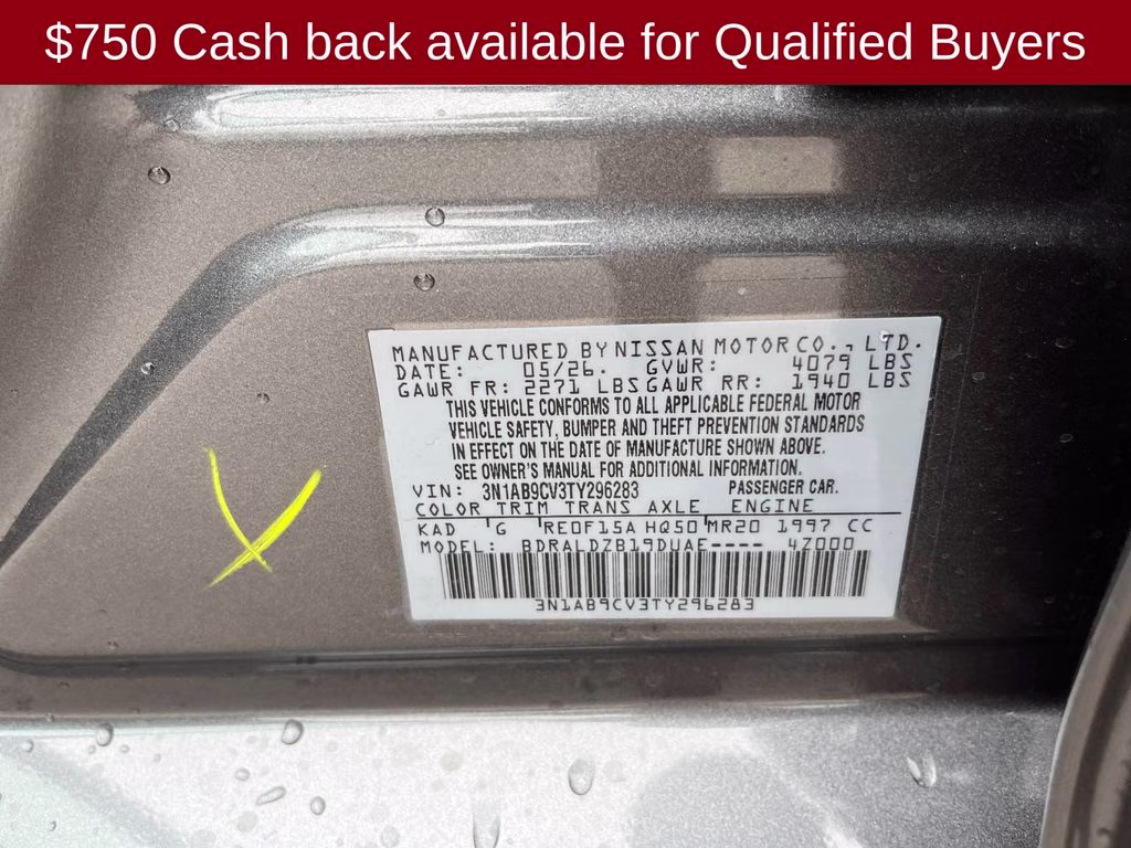 2026 Gun Metallic Nissan Sentra SV FWD Sedan