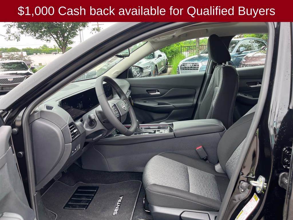 2026 Super Black Nissan Sentra SV FWD Sedan
