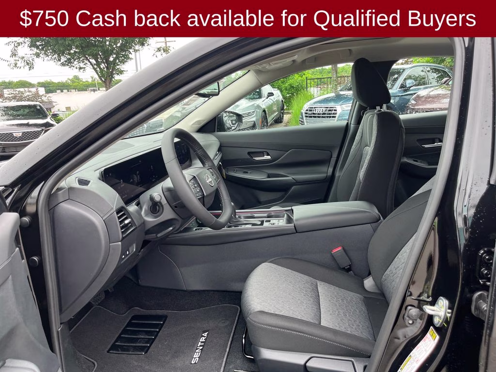 2026 Super Black Nissan Sentra SV FWD Sedan