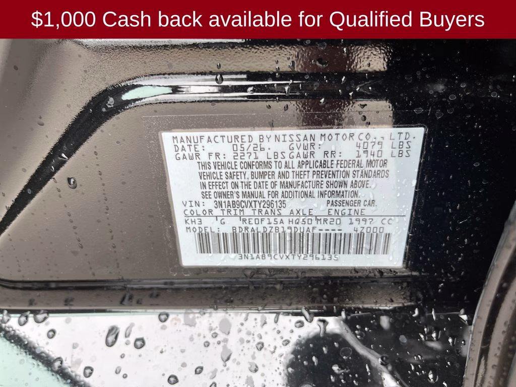 2026 Super Black Nissan Sentra SV FWD Sedan