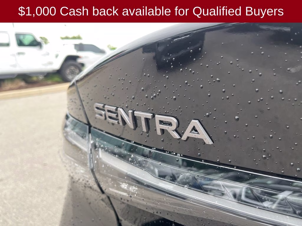 2026 Super Black Nissan Sentra SV FWD Sedan