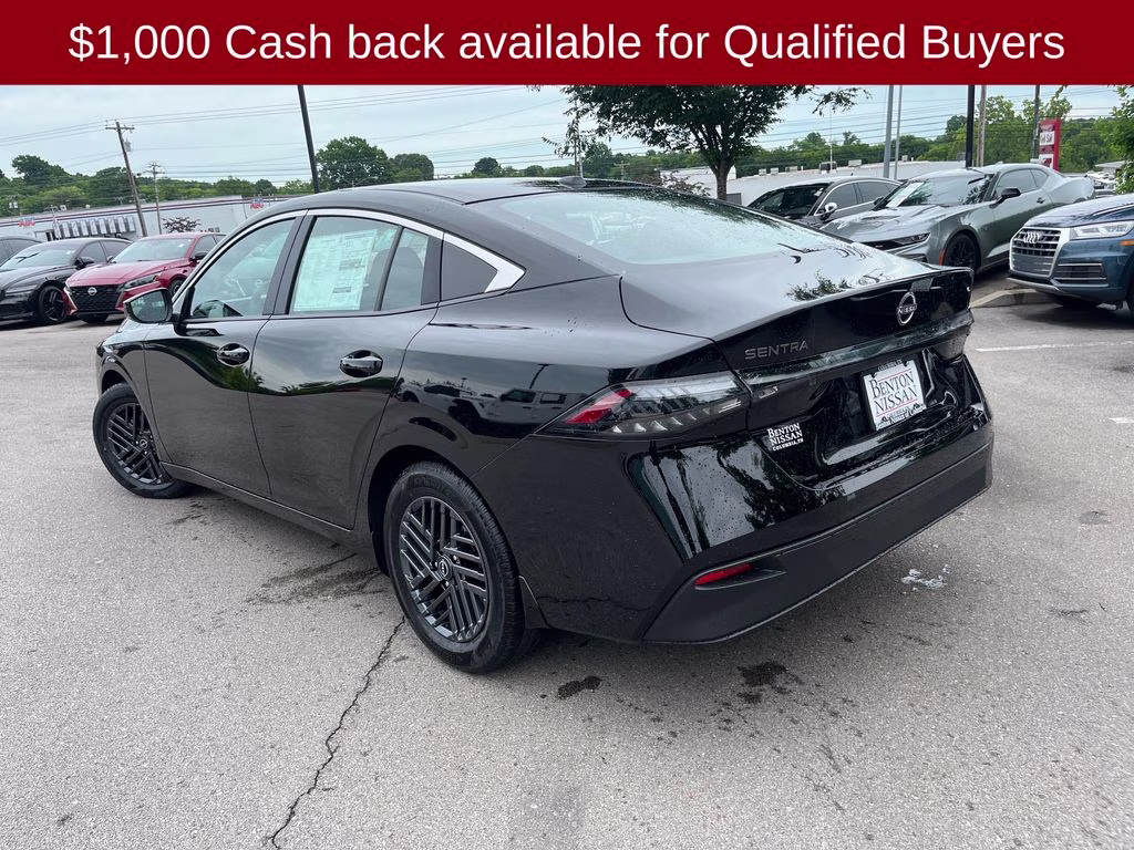 2026 Super Black Nissan Sentra SV FWD Sedan