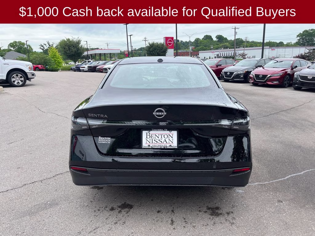 2026 Super Black Nissan Sentra SV FWD Sedan