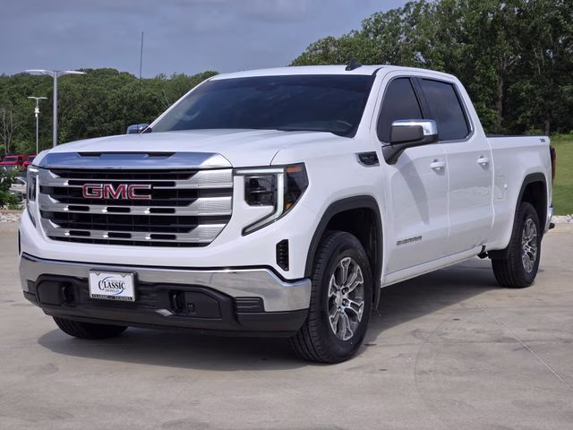 2024 Summit White GMC Sierra 1500 SLE 4X4 Truck