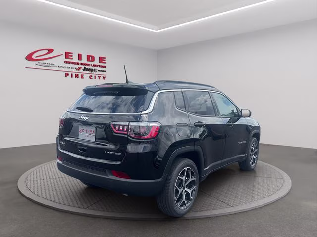 2026 Diamond Black Crystal Pearlcoat Jeep Compass Limited 4X4 SUV