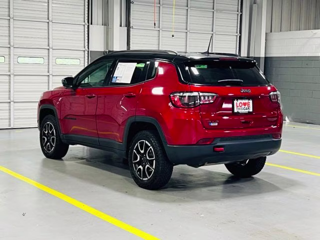 2025 Red Hot Pearlcoat Jeep Compass Trailhawk 4X4 SUV