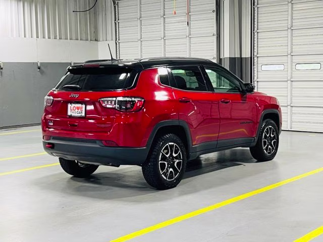 2025 Red Hot Pearlcoat Jeep Compass Trailhawk 4X4 SUV